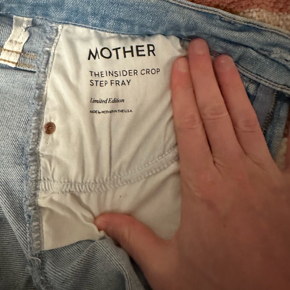 Mother Insider Crop Step Fray Jeans